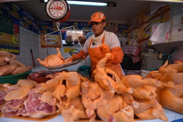 EL PRECIO DE LA CARNE DE POLLO SE INCREMENTA Y EL KILO SE VENDE HASTA EN BS 16,50