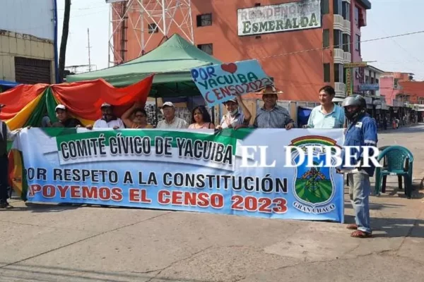 CAMIRI Y YACUIBA SE SUMAN A LA VIGILIA EN INSTITUCIONES PÚBLICAS PIDIENDO CENSO EN 2023
