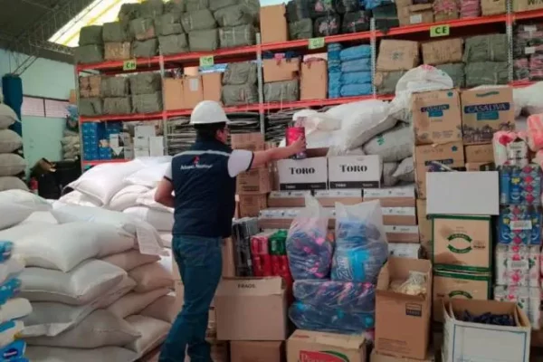 CONFISCAN 331 T DE ALIMENTOS DE CONTRABANDO