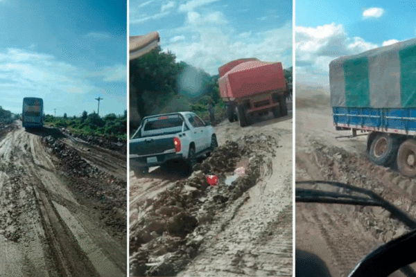 Pobladores de Pailón se movilizan contra la nueva cartografía electoral, por lo que los transportistas deben optar por otros caminos que no están en condiciones, tema que se replica en otras regiones